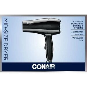 Conair Black Mid-Size Hair Dryer